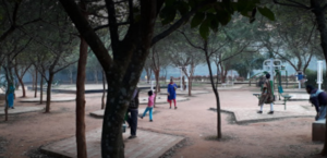 kharavale park jogging area