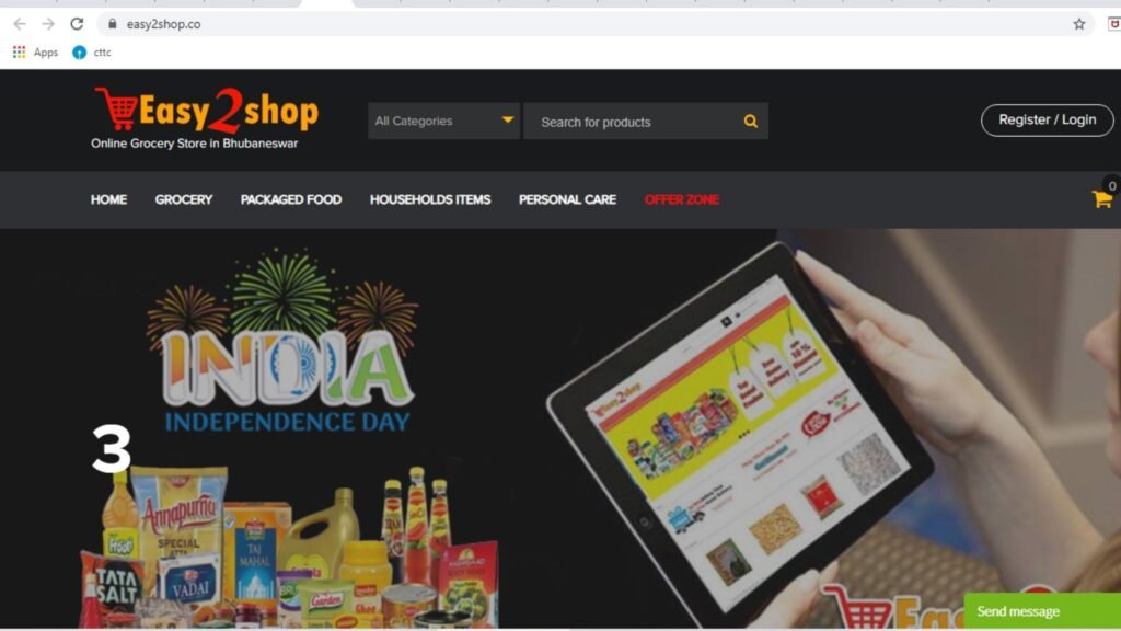 Easy2shop online grocery in bhubaneswar