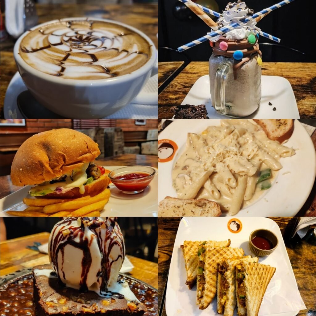 foods in chocolate room cafe