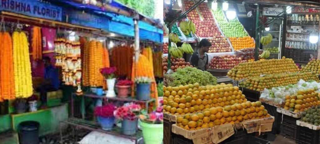 This is BDA Colony Market- shopping place all daily life required products.
