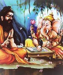 Sri ganesh and mahabharat