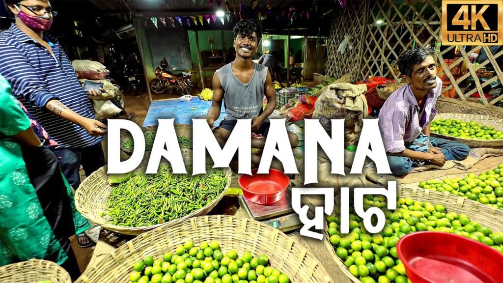 Damana hat, Man selling lemon and chili. 