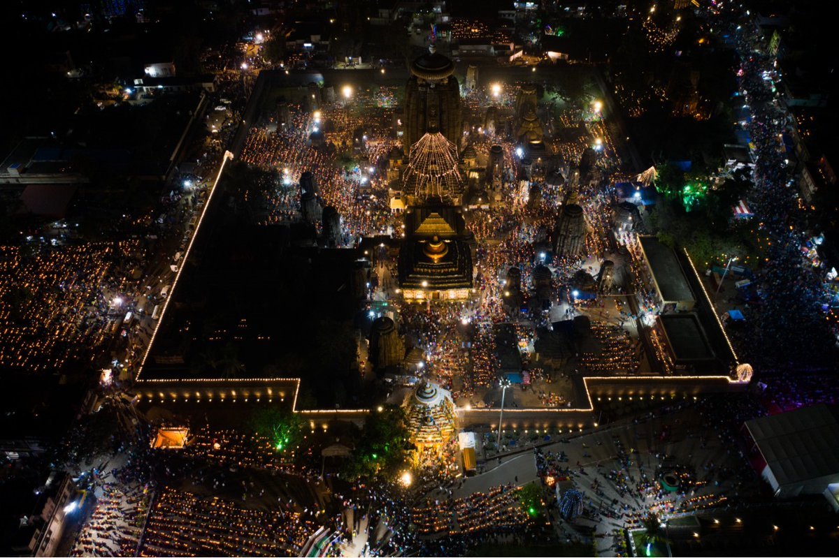 Lingaraj temple on Mahashivratri.
