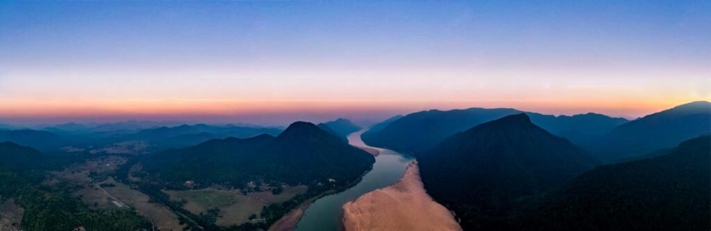 top view of satkosia sanctuary