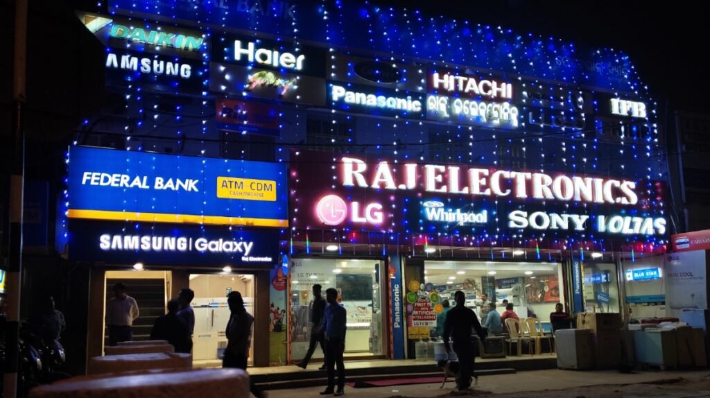 Raj Electronics, Electronics showroom in Bhubaneswar