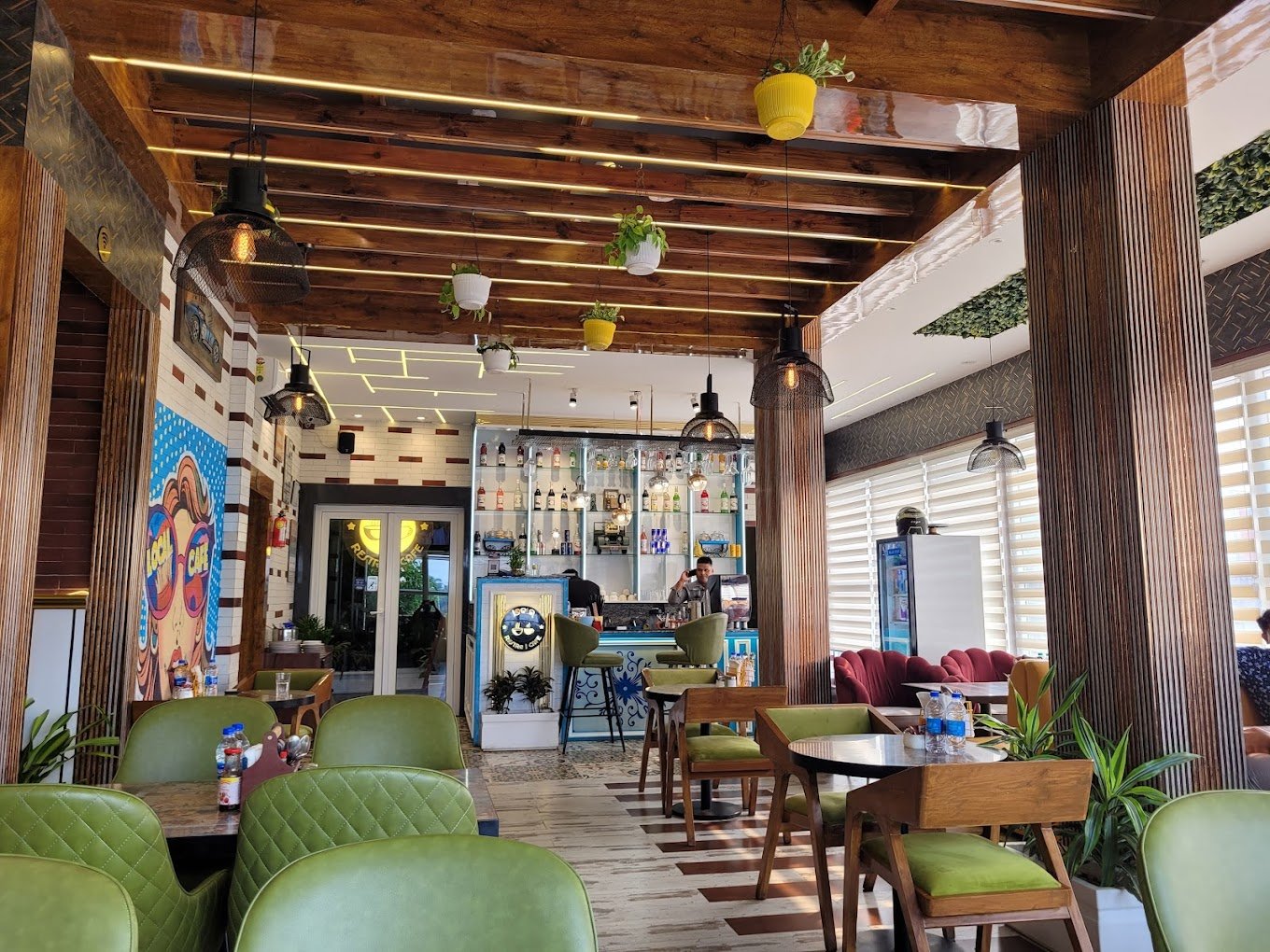 Local Restro Cafe's inside view