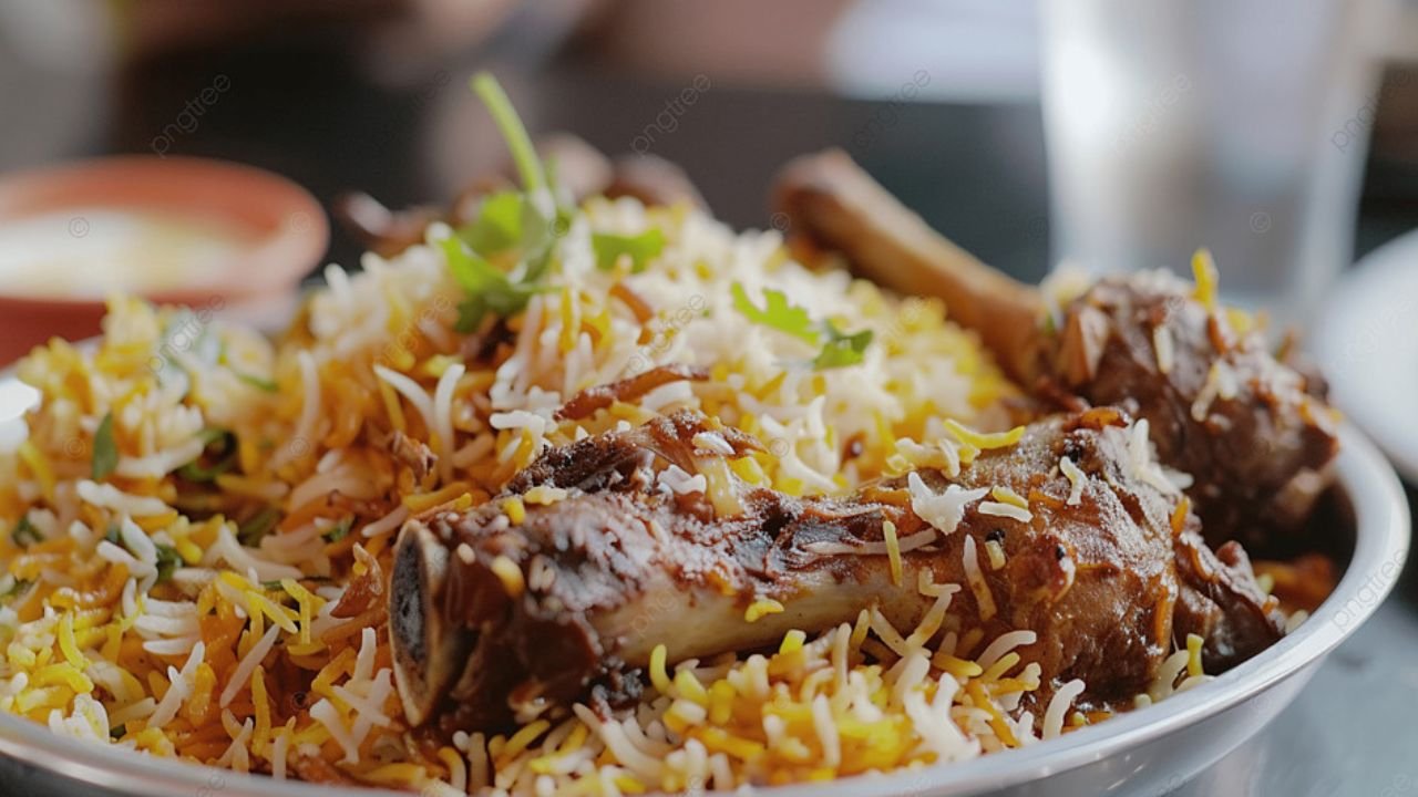 Handi Mutton Biryani from Biryani The Chief Bhubaneswar
