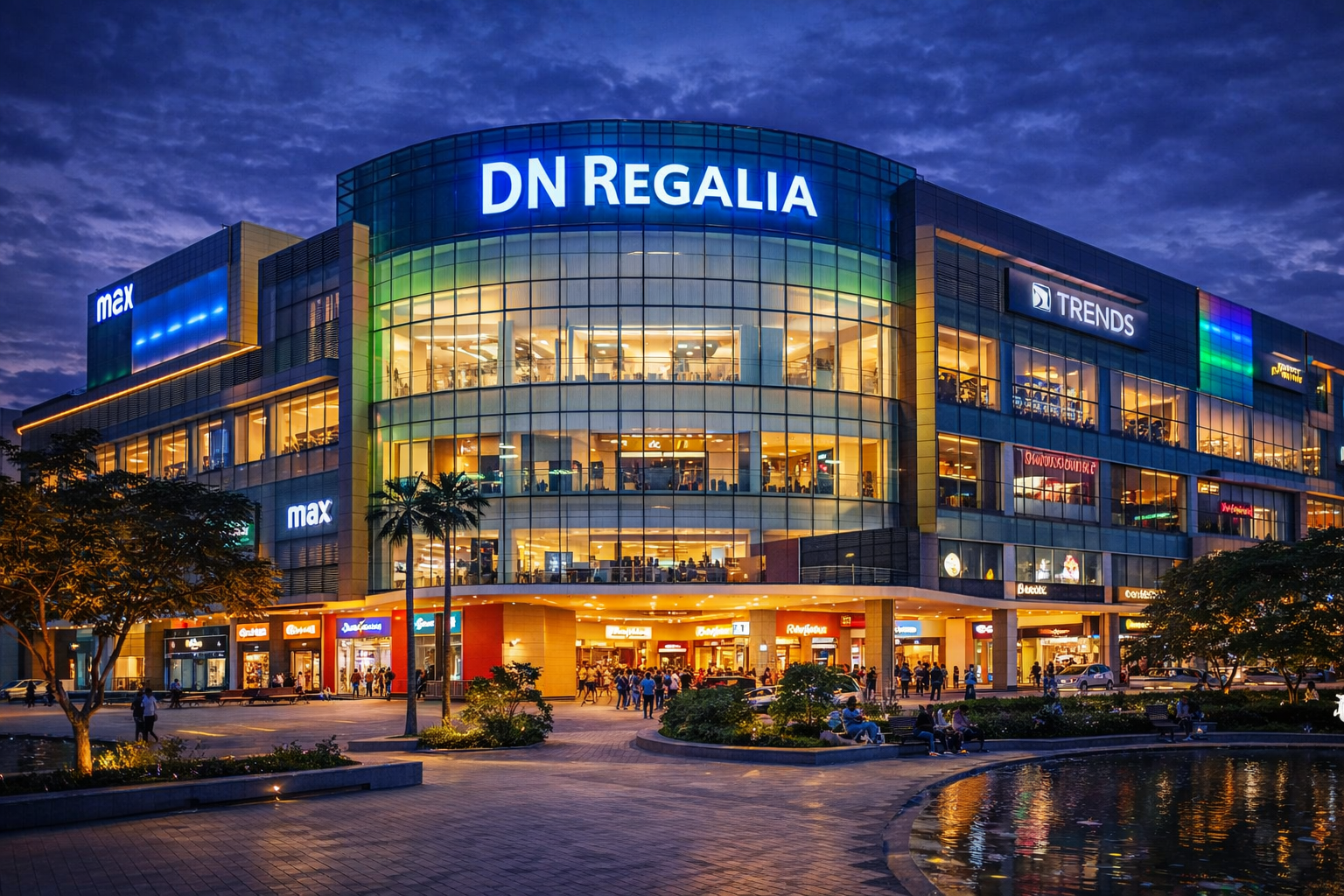 DN Regalia Mall Bhubaneswar exterior view