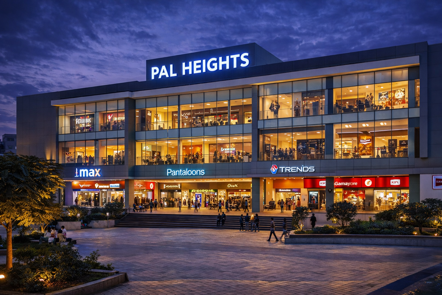 Pal Heights Mall Bhubaneswar exterior view