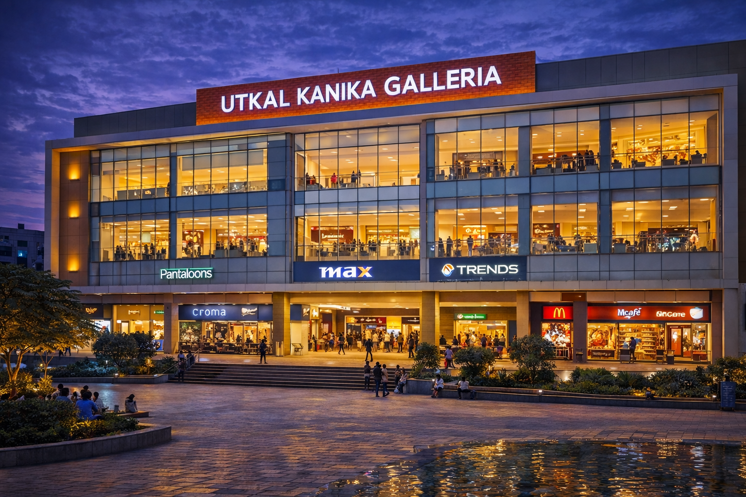 Utkal Kanika Galleria Bhubaneswar exterior view