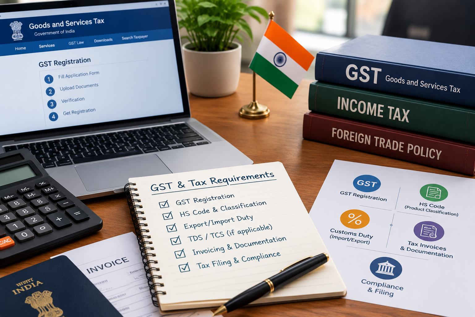 its a image of Understand GST and Tax Requirements page 